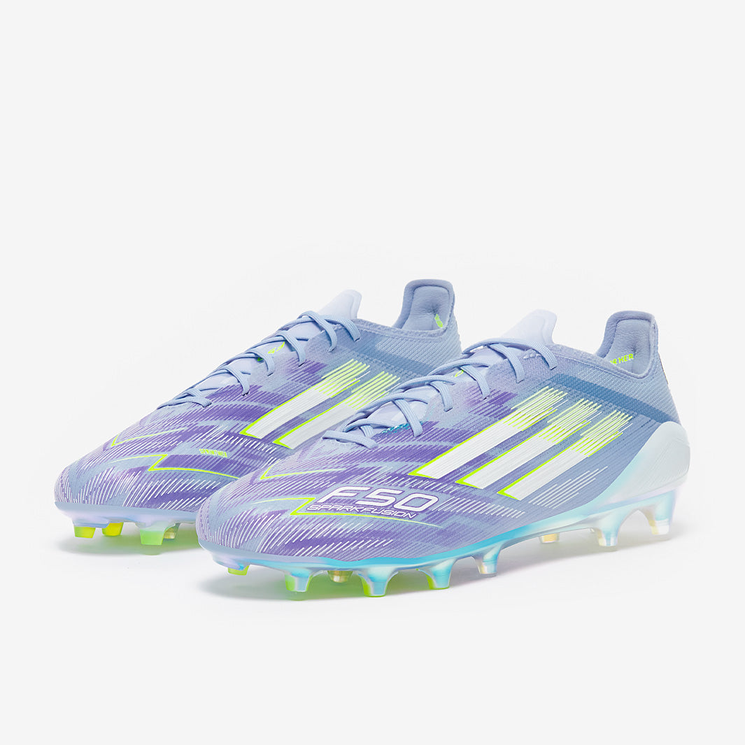 Adidas F50 Sparkfusion Elite Low FG/AG Football Boots Violet Tone/Lucid Lemon/Purple Rush