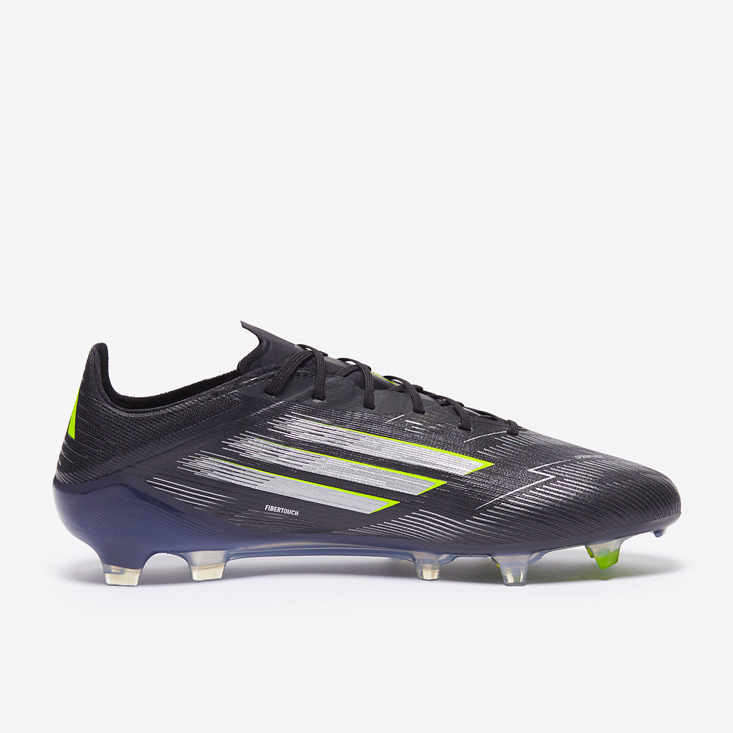 Adidas F50 Elite FG Football Boots Core Black/Iron Met./Lucid Lemon