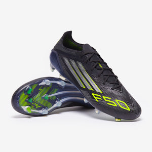 Adidas F50 Elite FG Football Boots Core Black/Iron Met./Lucid Lemon