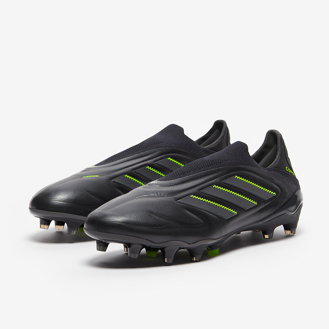 Adidas Copa Pure III Elite Laceless FG Football Boots Core Black/Dgh Solid Grey/Lucid Lemon