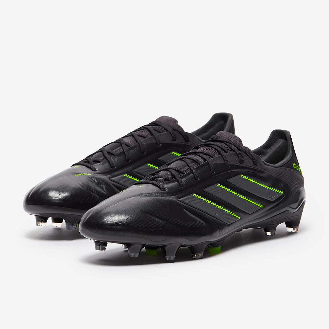Adidas Copa Pure III Elite FG Football Boots Core Black/Dgh Solid Grey/Lucid Lemon