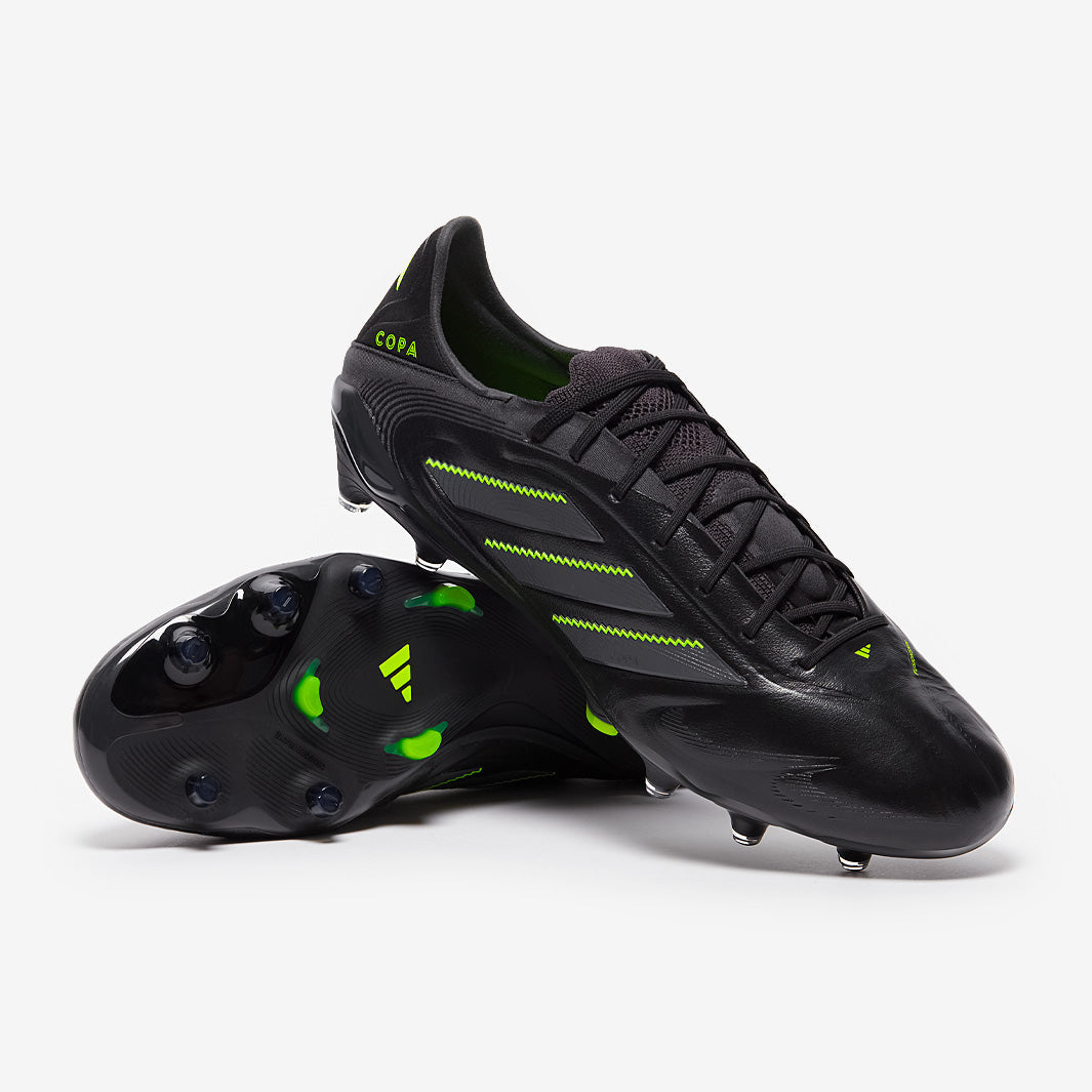 Adidas Copa Pure III Elite FG Football Boots Core Black/Dgh Solid Grey/Lucid Lemon