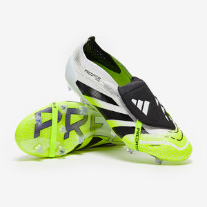 Adidas Predator Elite Tongue FG Football Boots Ftwr White/Core Black/Lucid Lemon