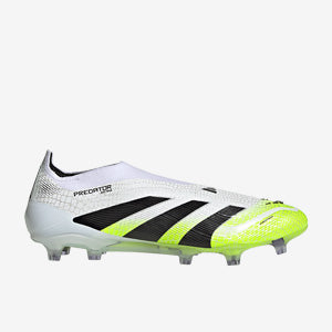 Adidas Predator Elite Laceless FG Football Boots Ftwr White/Core Black/Lucid Lemon