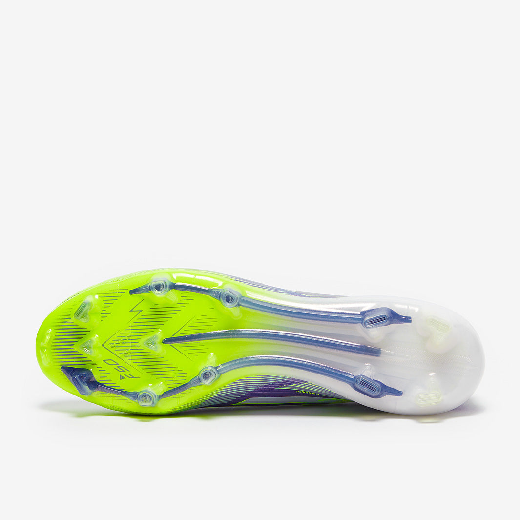 Adidas F50 Elite Laceless FG Football Boots Purple Rush/Ftwr White/Lucid Lemon