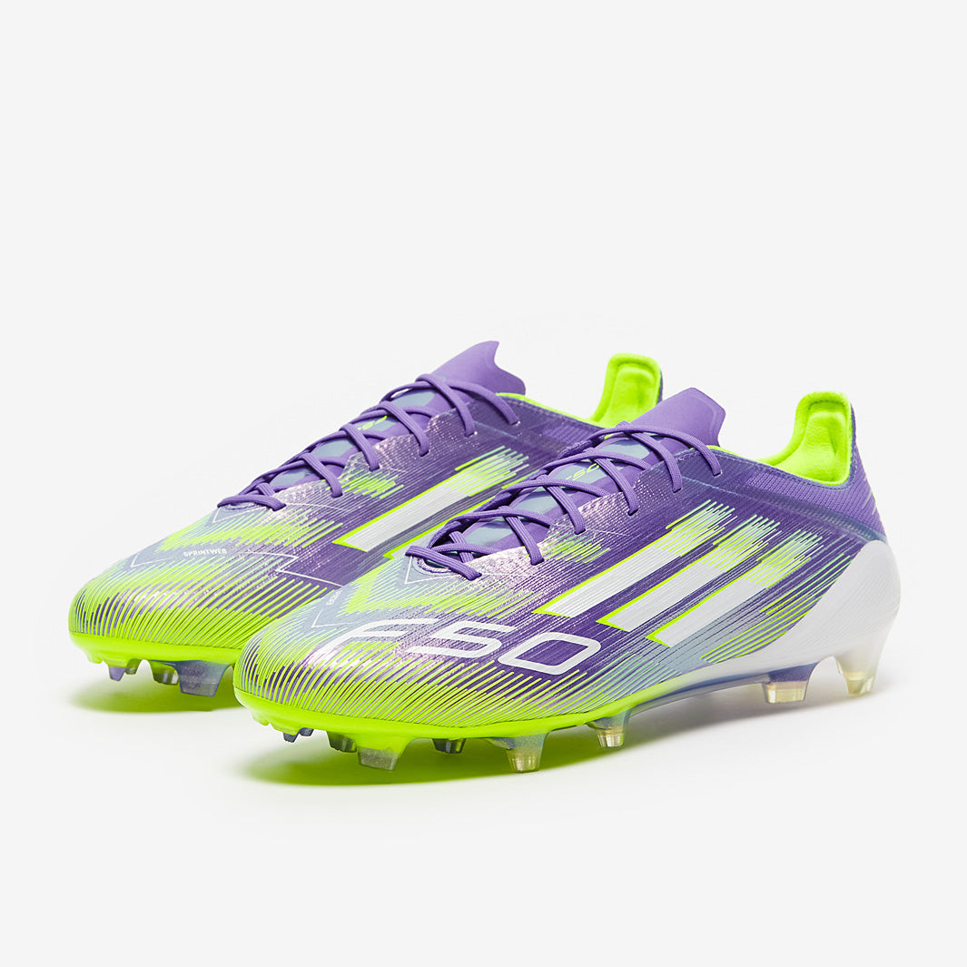 Adidas F50 Elite FG Football Boots Purple Rush/Ftwr White/Lucid Lemon