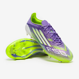 Adidas F50 Elite FG Football Boots Purple Rush/Ftwr White/Lucid Lemon