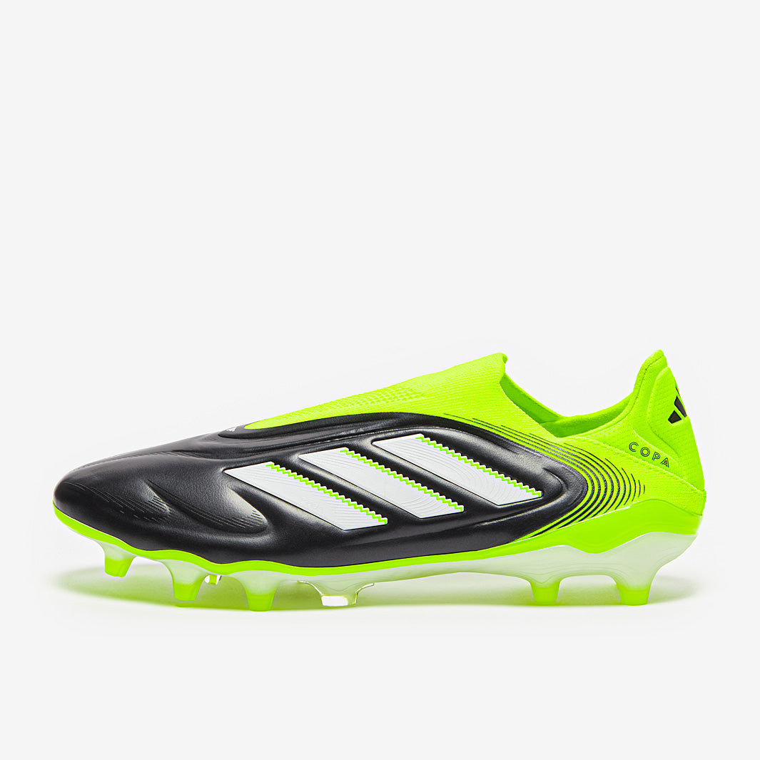 Adidas Copa Pure III Elite Laceless FG Football Boots Core Black/Ftwr White/Lucid Lemon