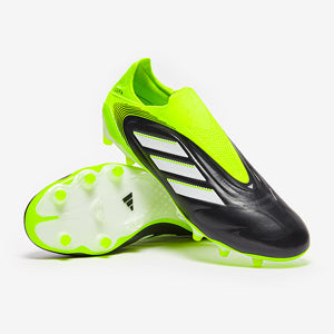 Adidas Copa Pure III Elite Laceless FG Football Boots Core Black/Ftwr White/Lucid Lemon