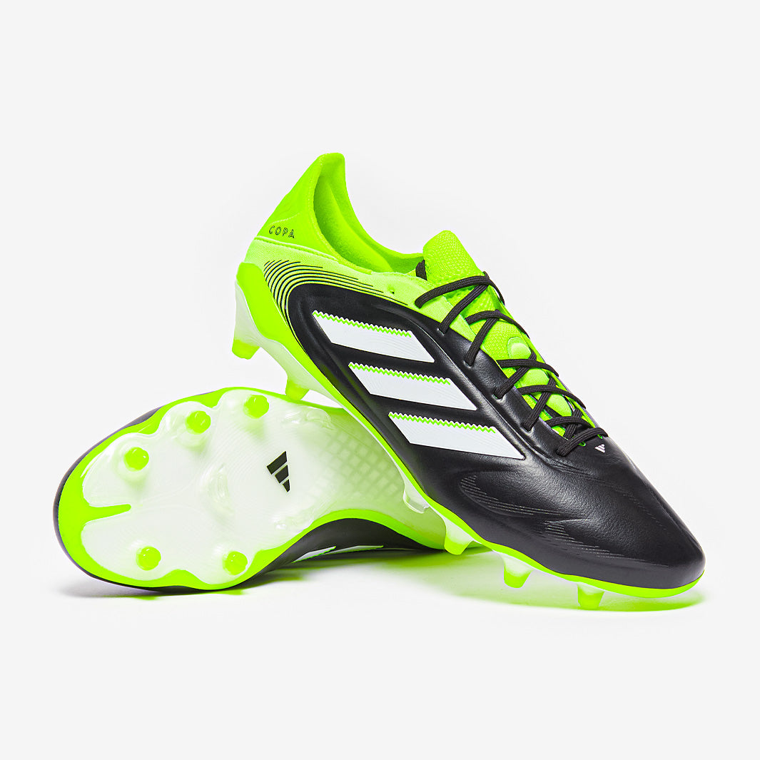 Adidas Copa Pure III Elite FG Football Boots Core Black/Ftwr White/Lucid Lemon