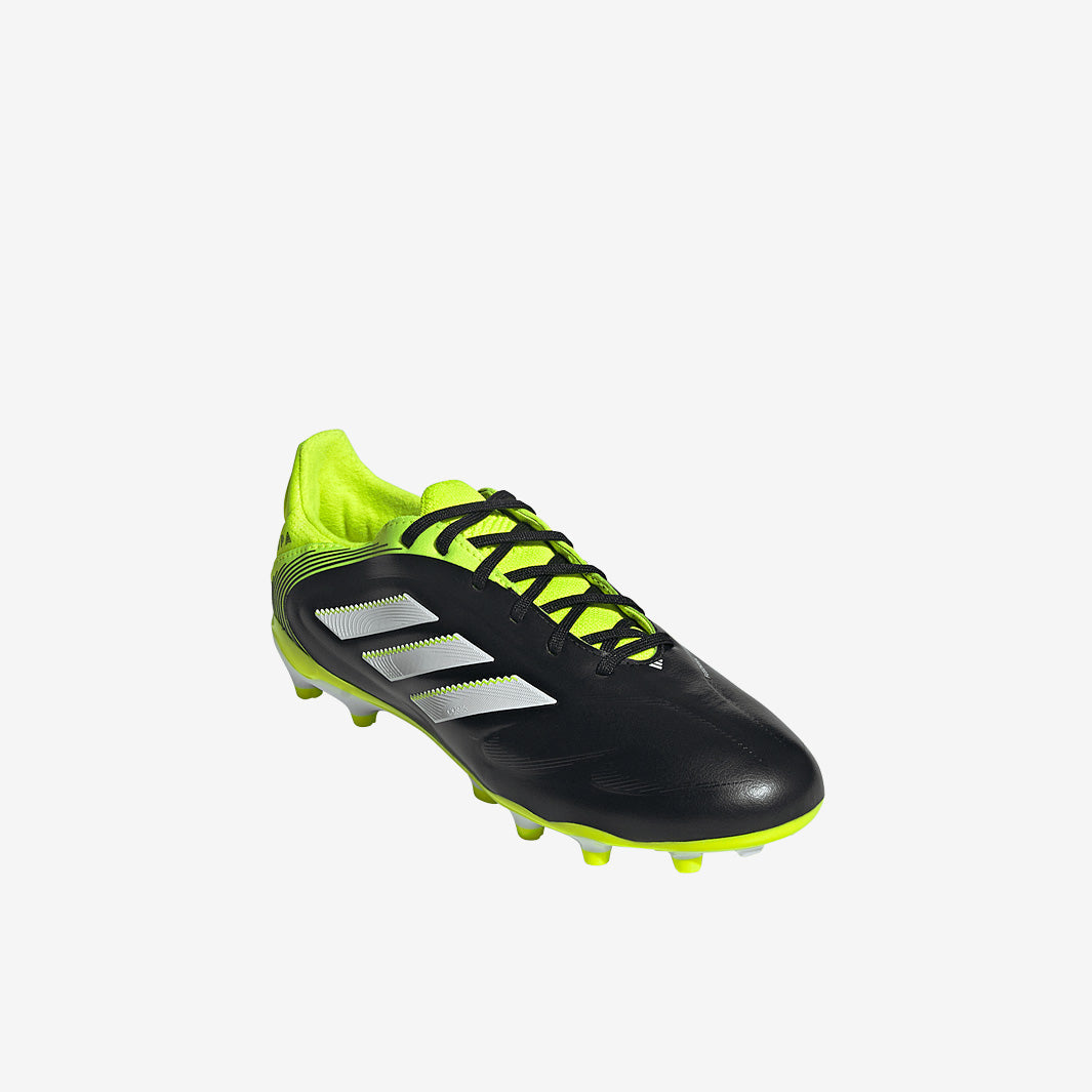 Adidas Kids Copa Pure III Elite FG/MG Football Boots Core Black/Ftwr White/Lucid Lemon