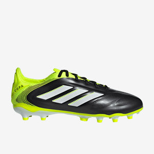 Adidas Kids Copa Pure III Elite FG/MG Football Boots Core Black/Ftwr White/Lucid Lemon