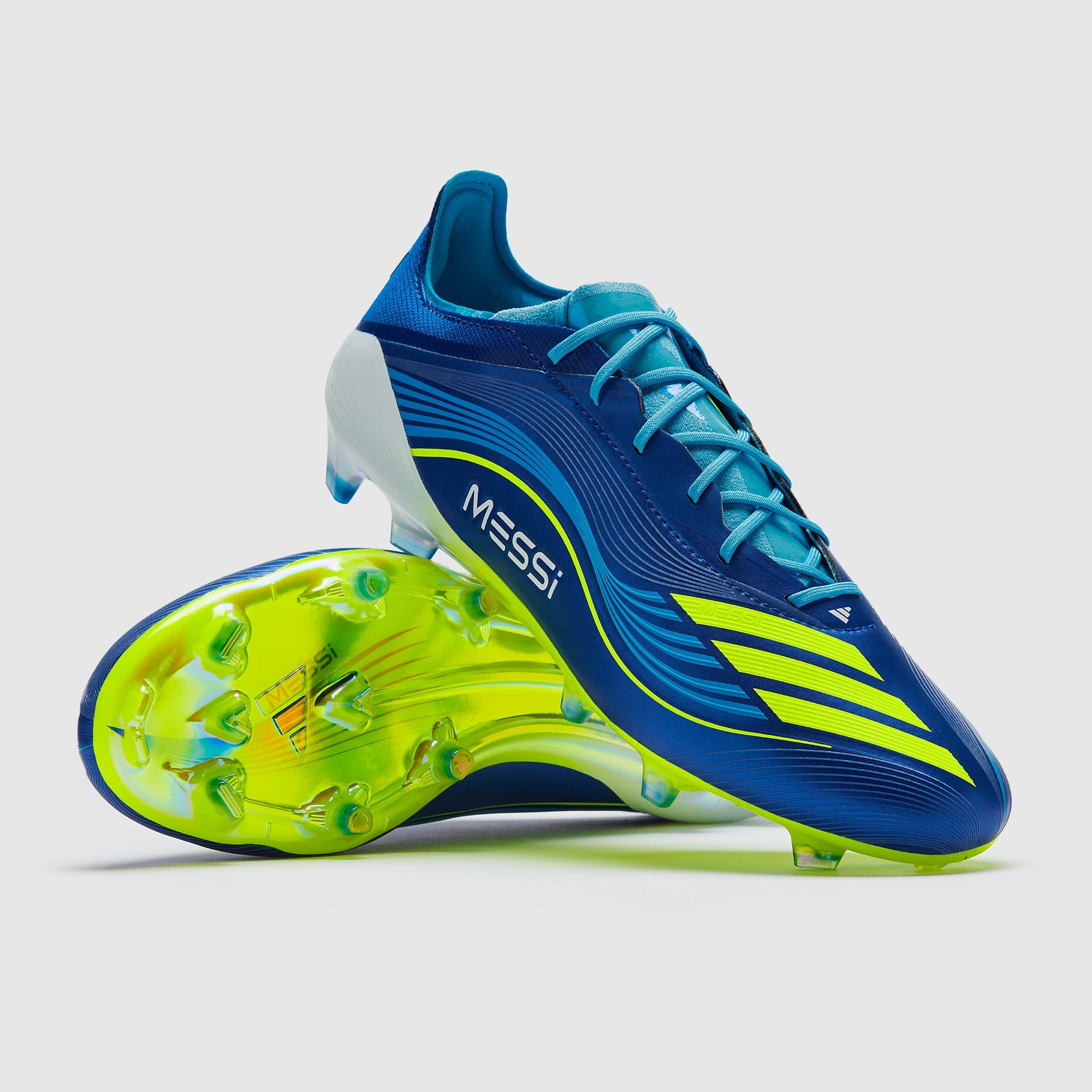 Adidas F50 Elite X Messi FG Football Boots Team Royal Blue/Solar Yellow/Semi Blue Burst