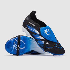 Adidas Kids Predator Elite Tongue x Bellingham FG Football Boots Core Black/Ftwr White/Glory Blue