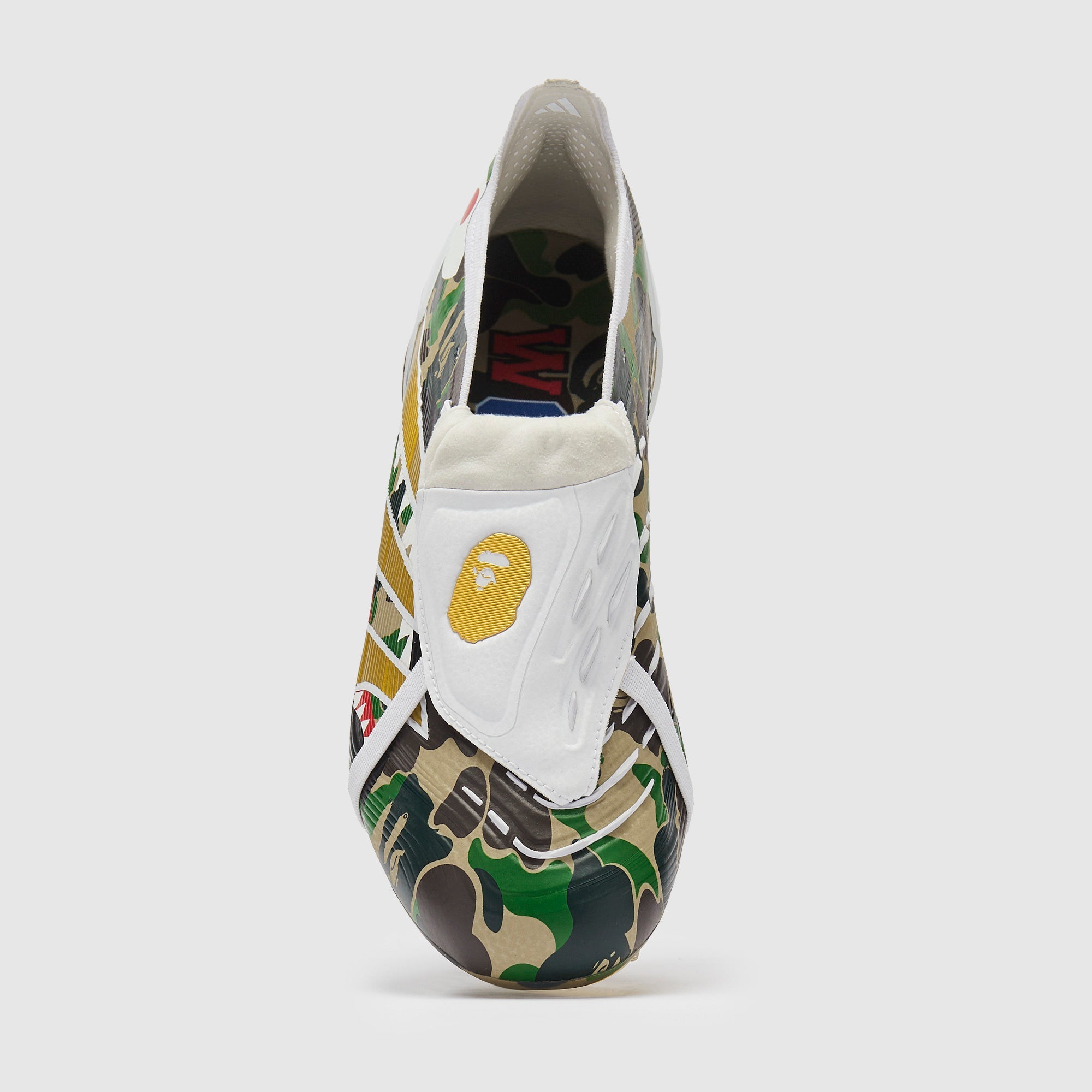Adidas Predator Elite Tongue X Bape FG Football Boots Hemp/Gold Met/Ftwr White