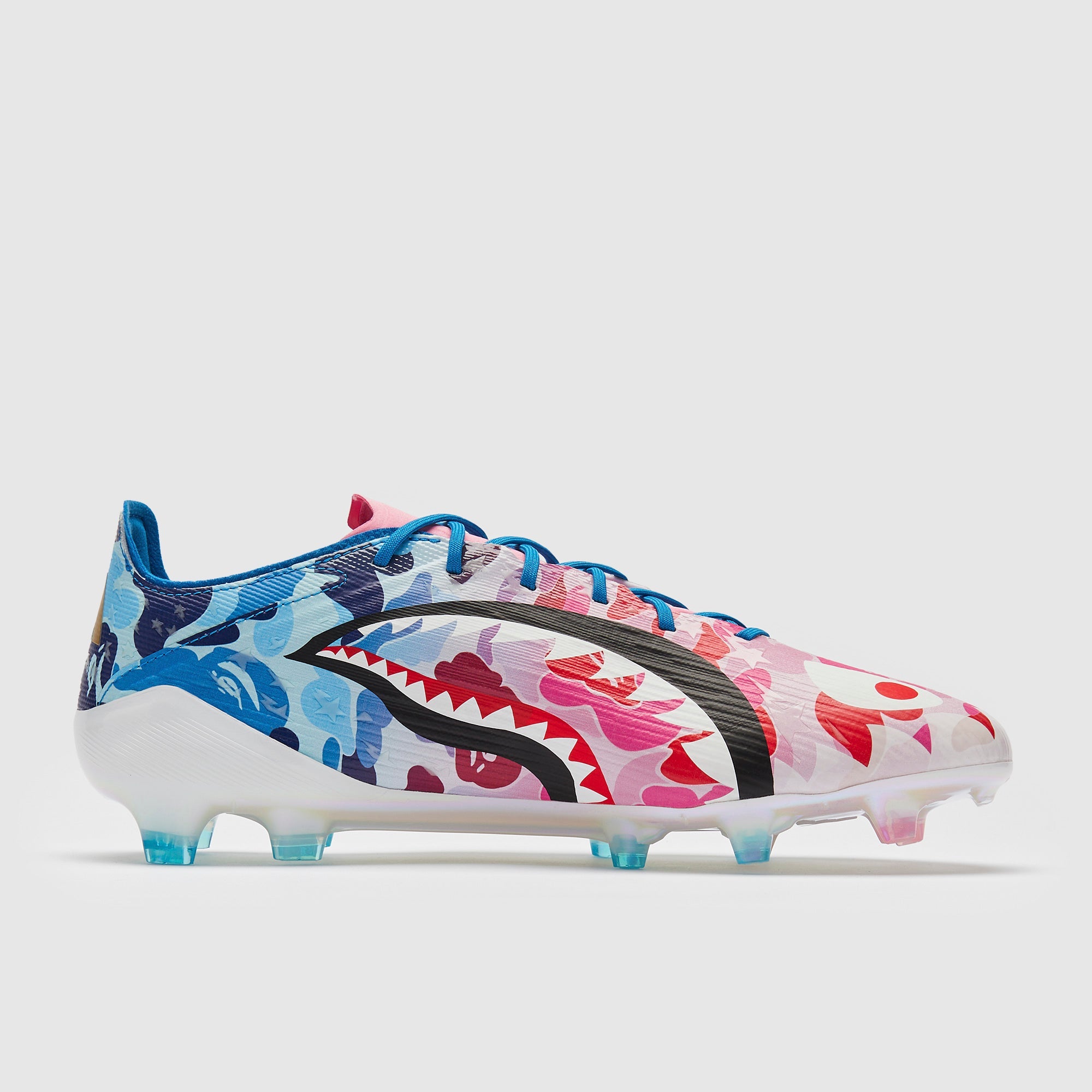 Adidas F50 Elite x BAPE FG Football Boots Clear Pink/Ftwr White/Icey Blue