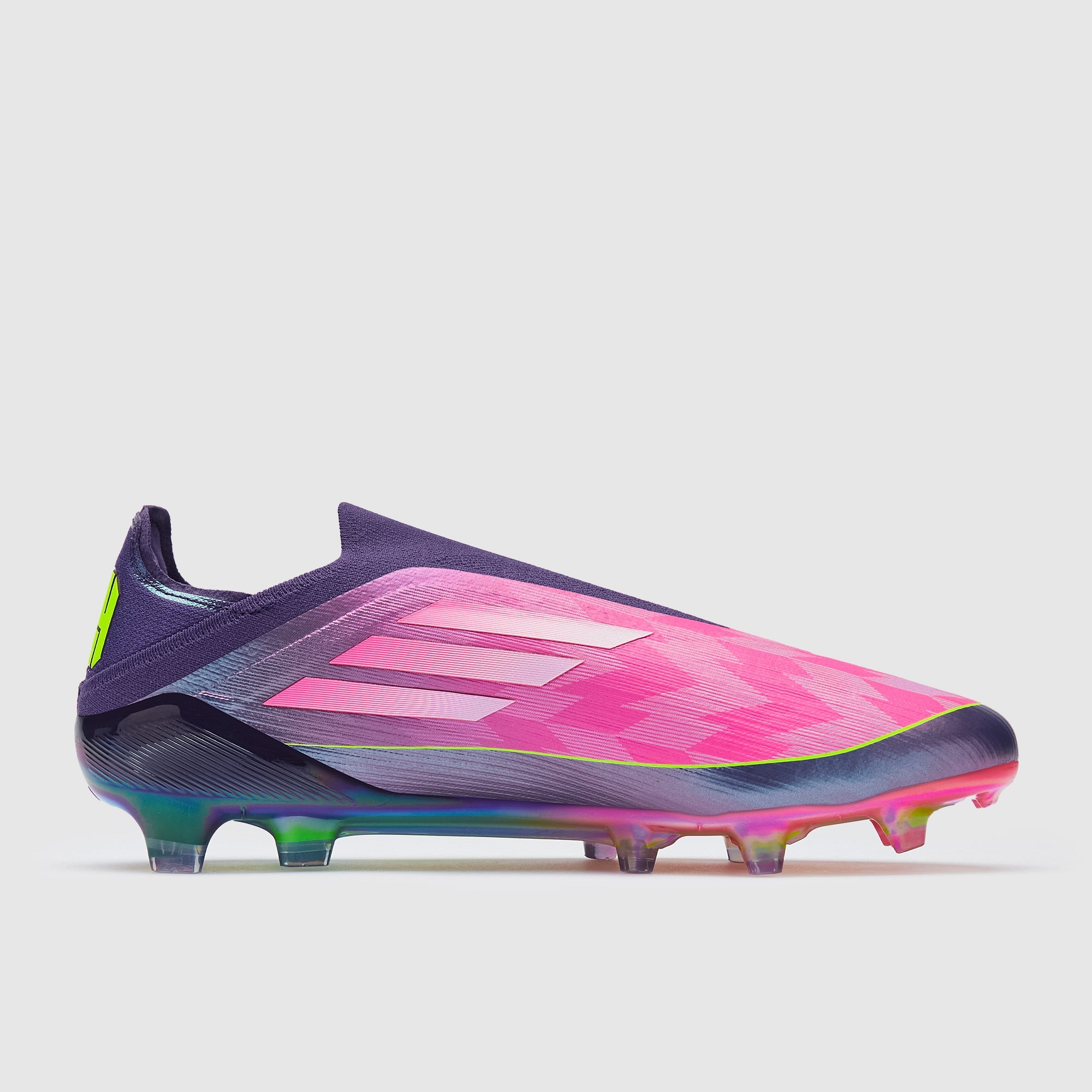 Adidas F50 Elite Laceless x Lamine Yamal FG Football Boots Unity Purple/Ftwr White/Lucid Lemon