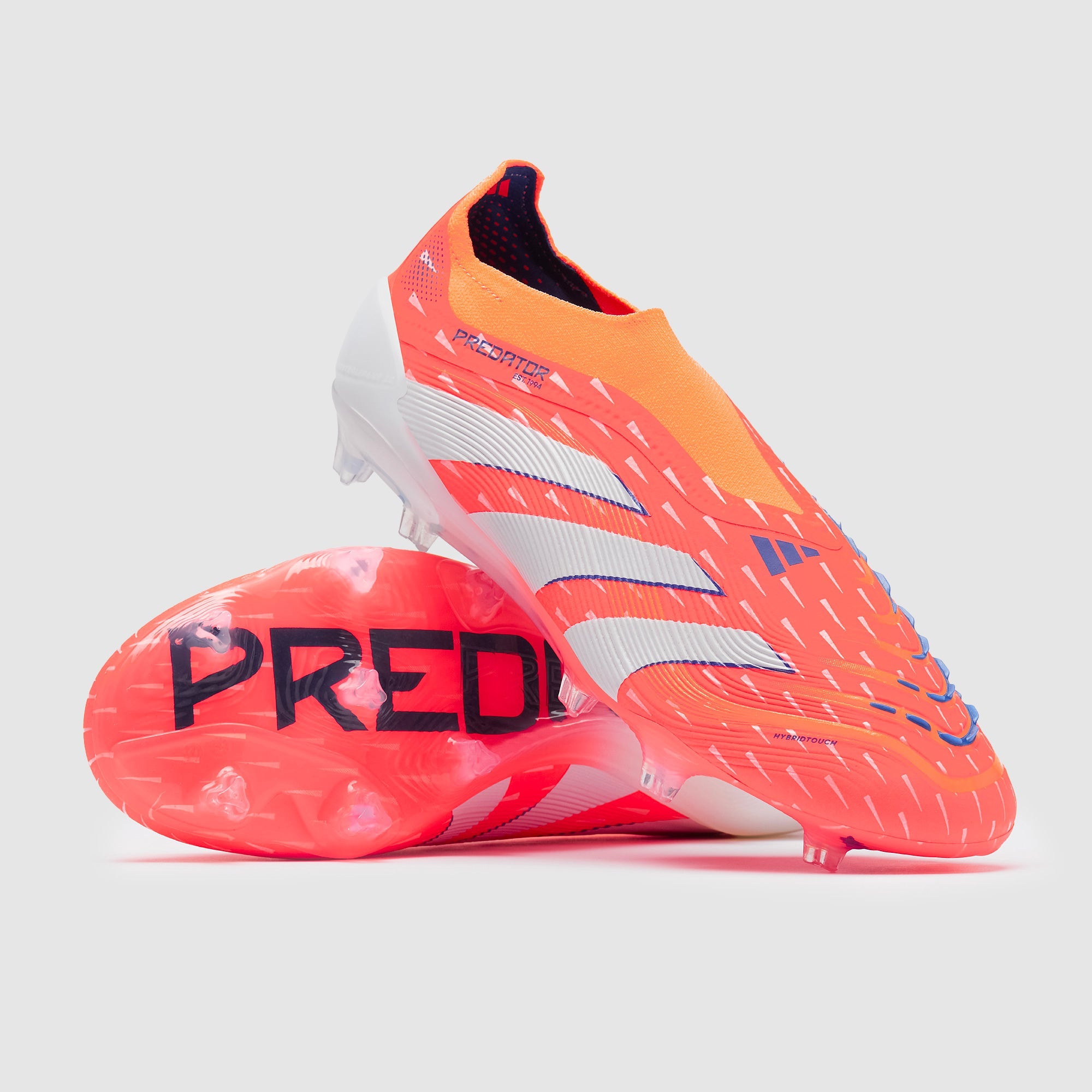 Adidas Predator Elite Laceless FG Football Boots Signal Coral/Ftwr White/Beam Orange