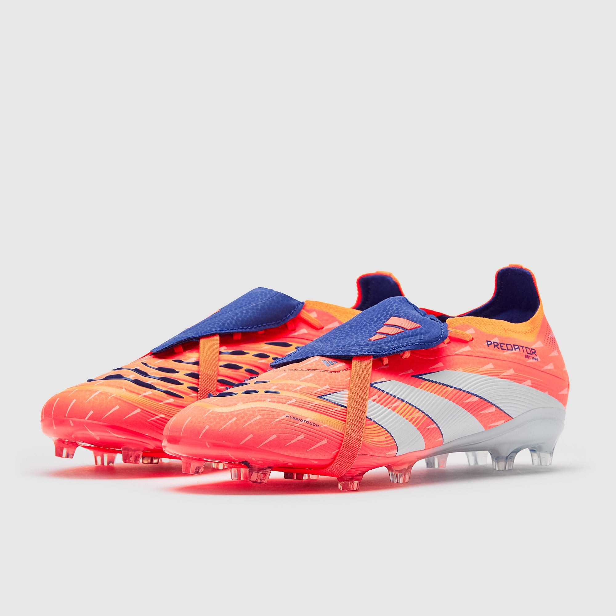 Adidas Kids Predator Elite Tongue FG Football Boots Signal Coral/Ftwr White/Beam Orange