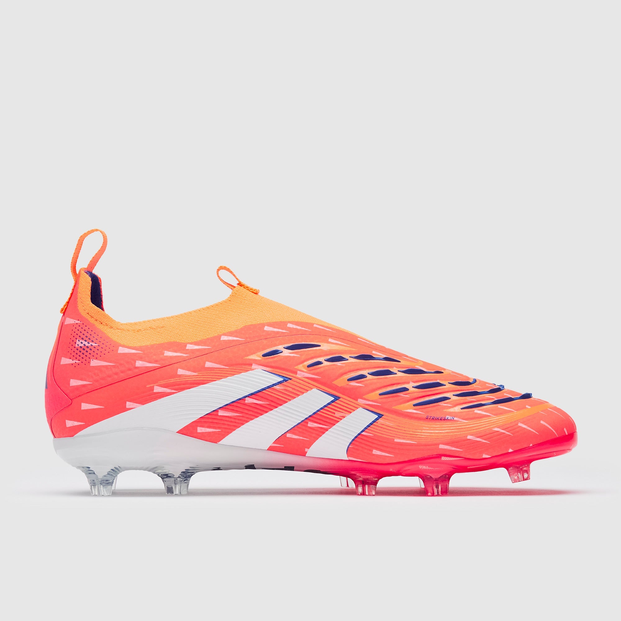 Adidas Kids Predator Elite Laceless FG Football Boots Signal Coral/FTWR White/Beam Orange