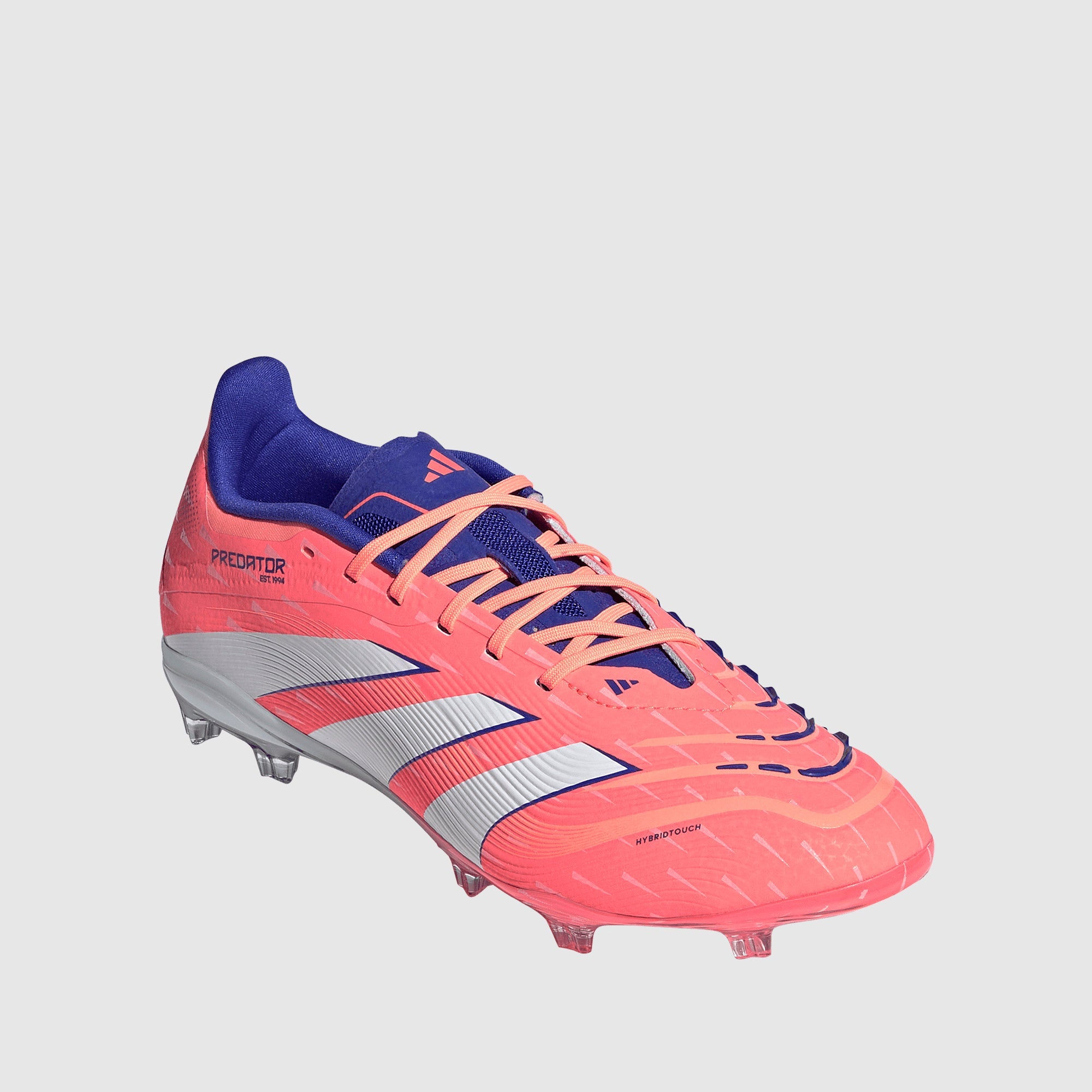 Adidas Kids Predator Elite FG Football Boots Signal Coral/Ftwr White/Beam Orange