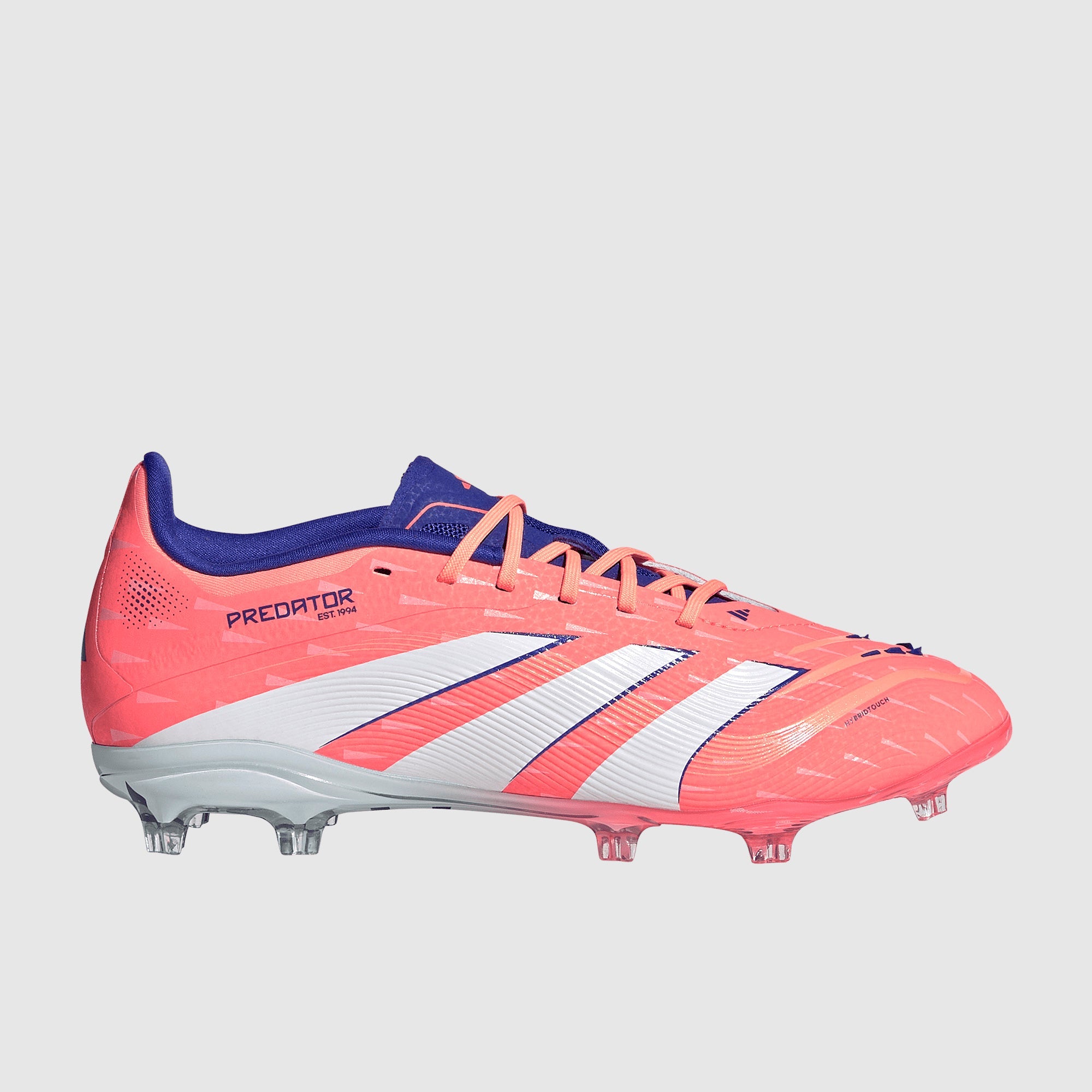 Adidas Kids Predator Elite FG Football Boots Signal Coral/Ftwr White/Beam Orange