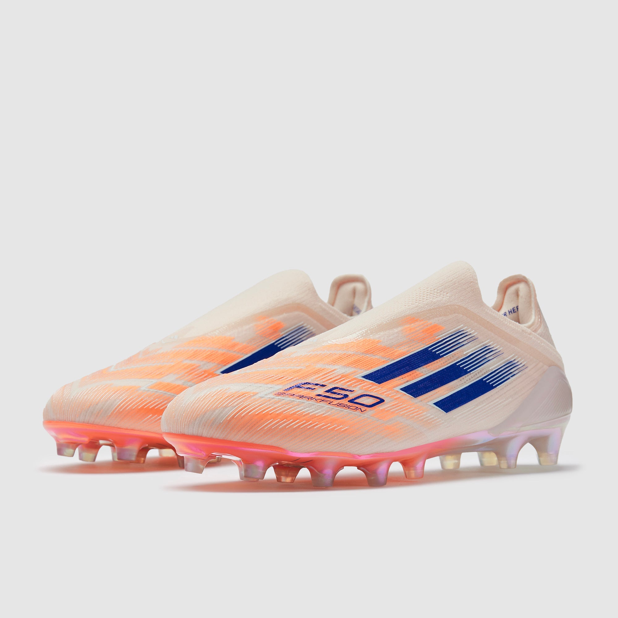 Adidas F50 Sparkfusion Elite Laceless FG/AG Football Boots Bliss Orange/Lucid Blue/Beam Orange