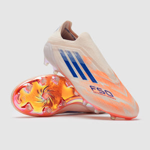 Adidas F50 Sparkfusion Elite Laceless FG/AG Football Boots Bliss Orange/Lucid Blue/Beam Orange
