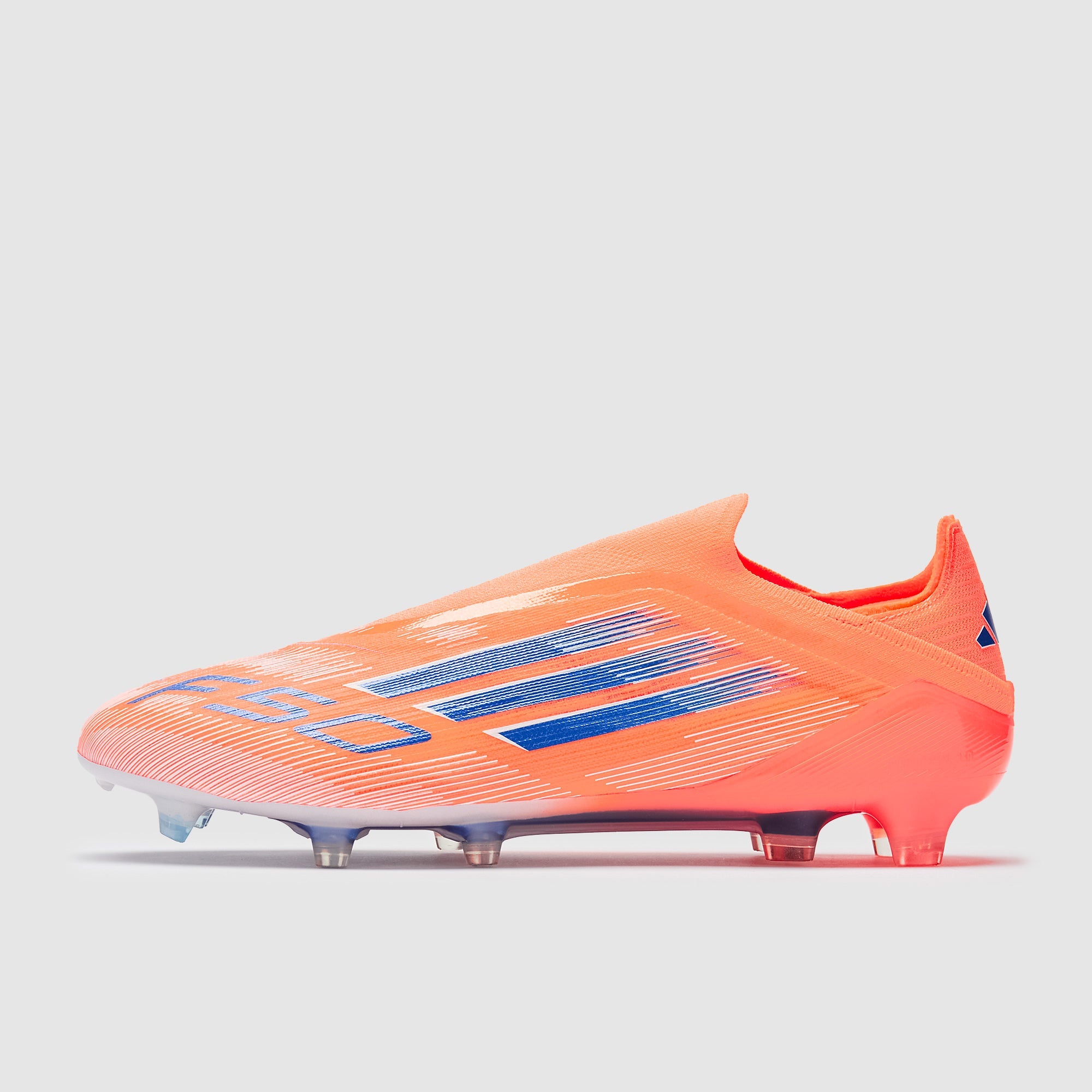 Adidas F50 Elite Laceless FG Football Boots Beam Orange/Lucid Blue/Ftwr White
