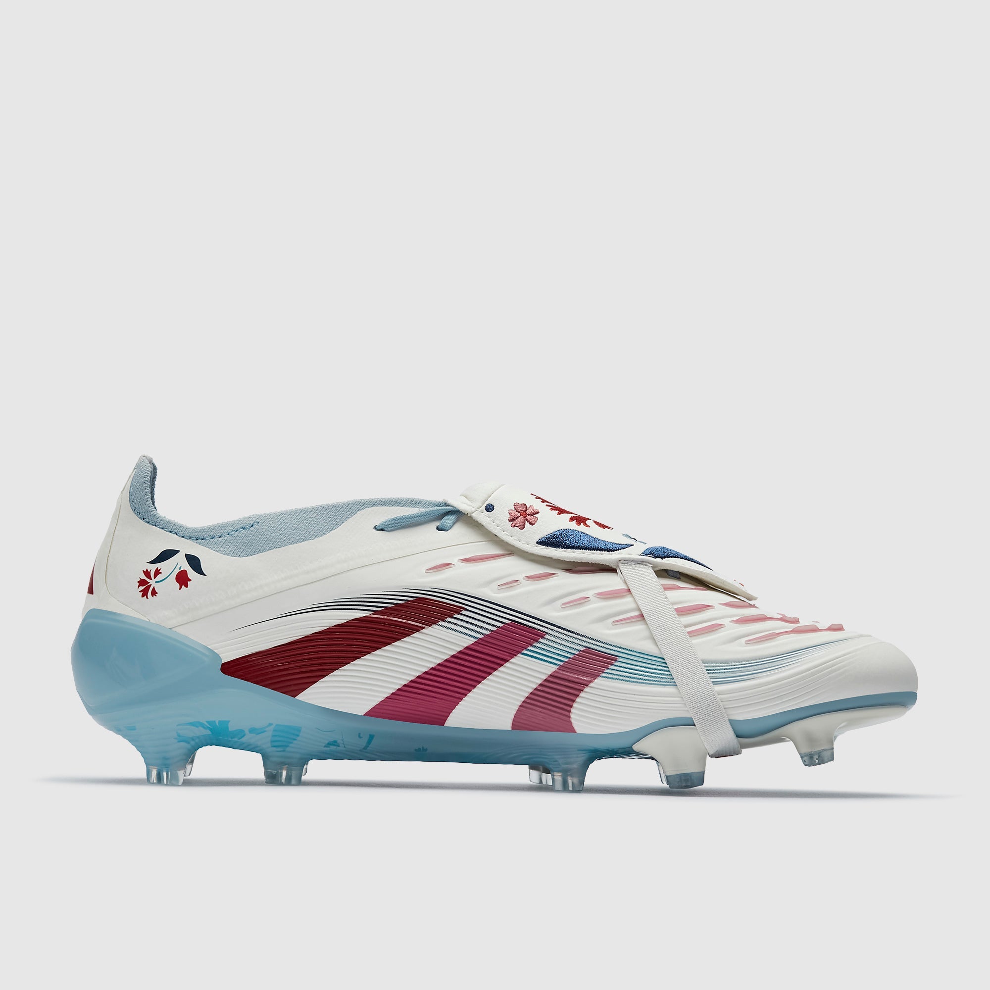 Adidas Predator Elite Tongue X TFG FG Football Boots Off White/Easy Pink/Pure Ruby