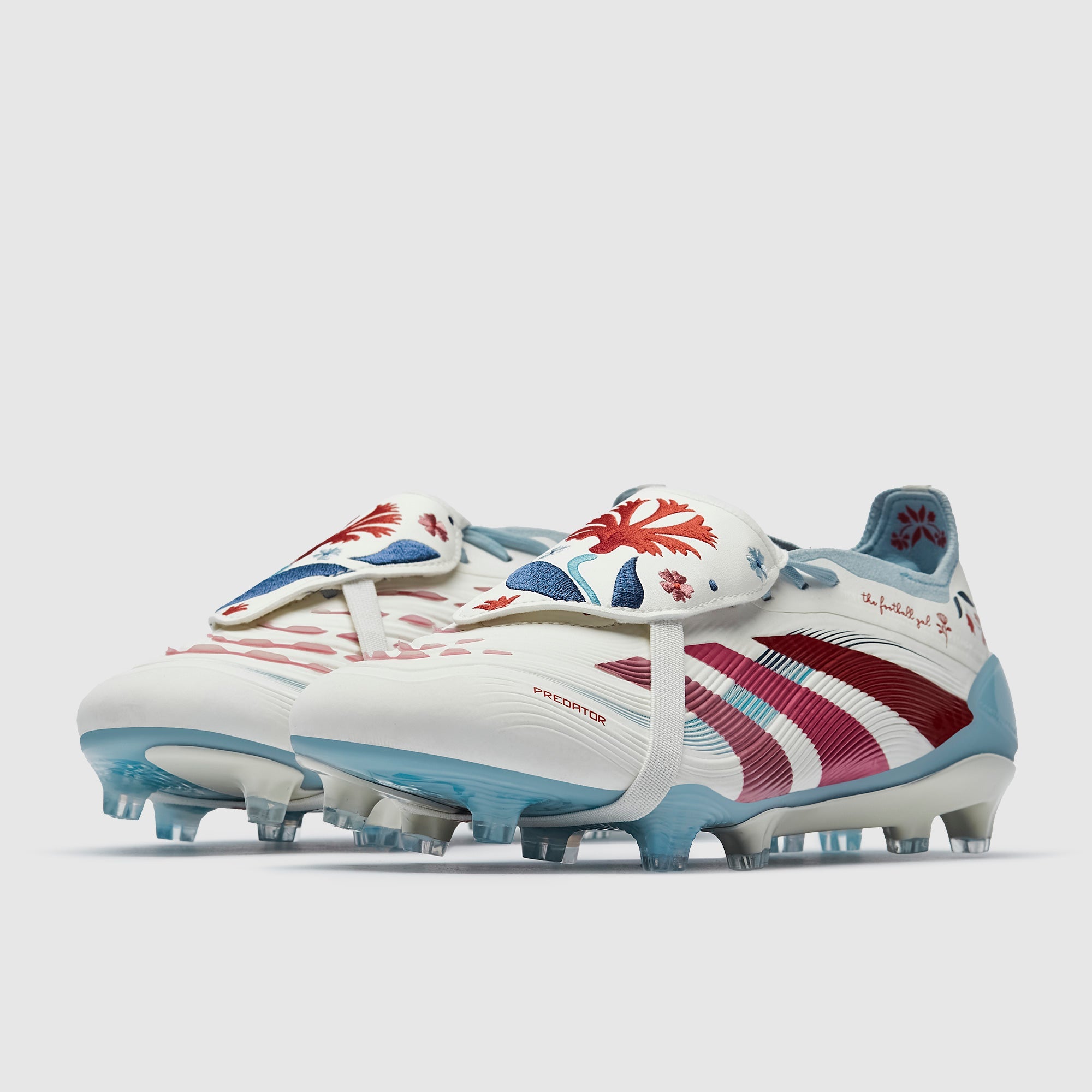 Adidas Predator Elite Tongue X TFG FG Football Boots Off White/Easy Pink/Pure Ruby