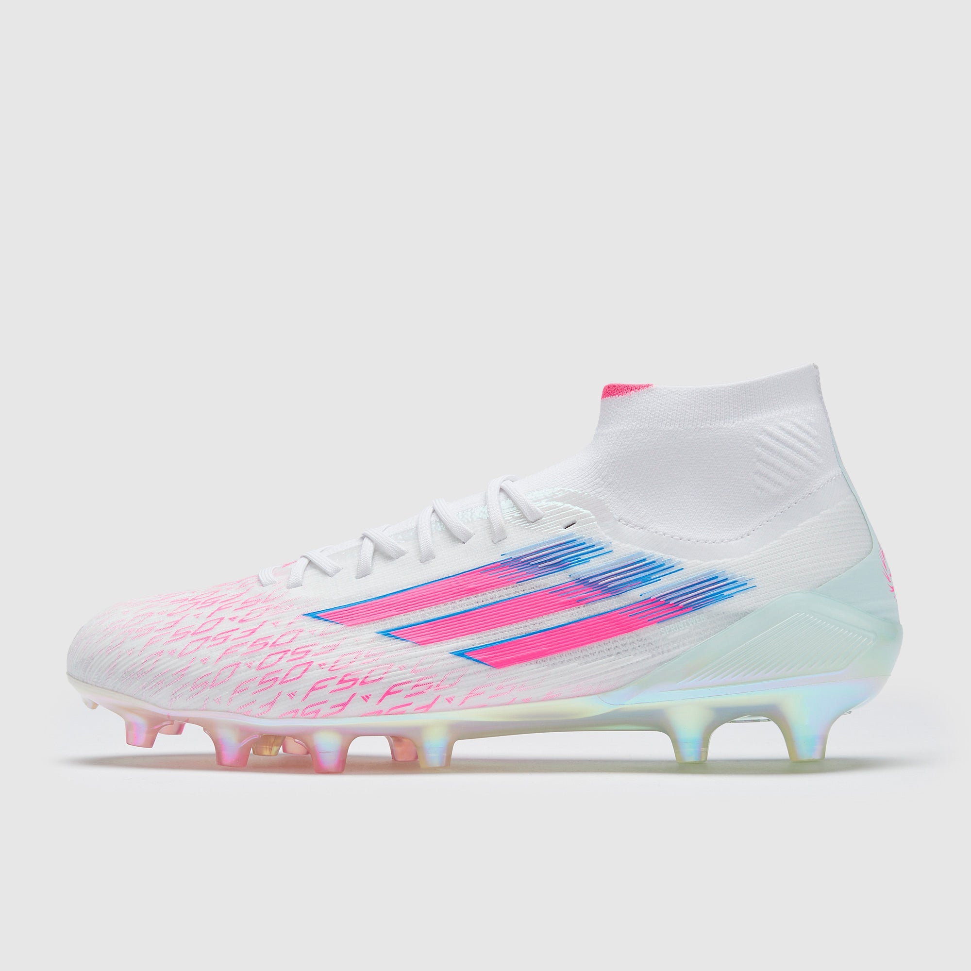 adidas F50 Sparkfusion Elite FG/AG Football Boots Ftwr White/Lucid Pink/Ftwr White