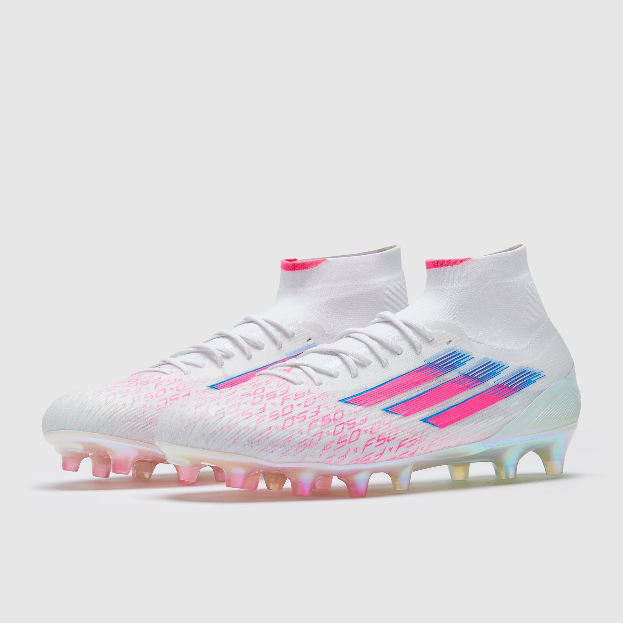 adidas F50 Sparkfusion Elite FG/AG Football Boots Ftwr White/Lucid Pink/Ftwr White