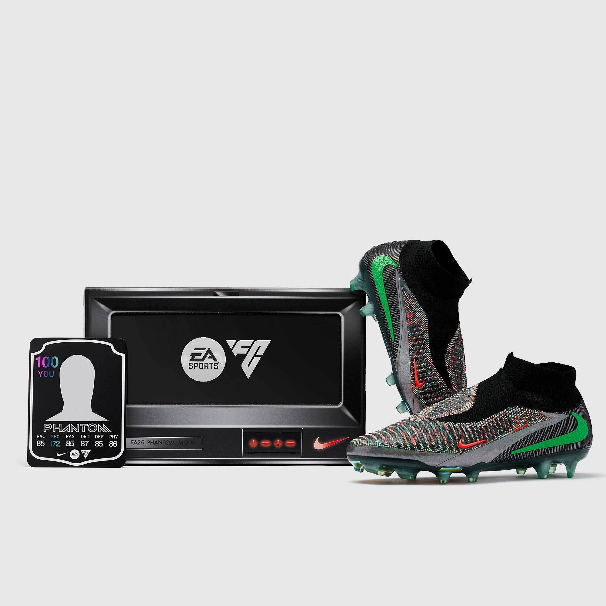 Nike Phantom 6 Elite High FG x EAFC Football Boots Multi Colour/Bright Crimson