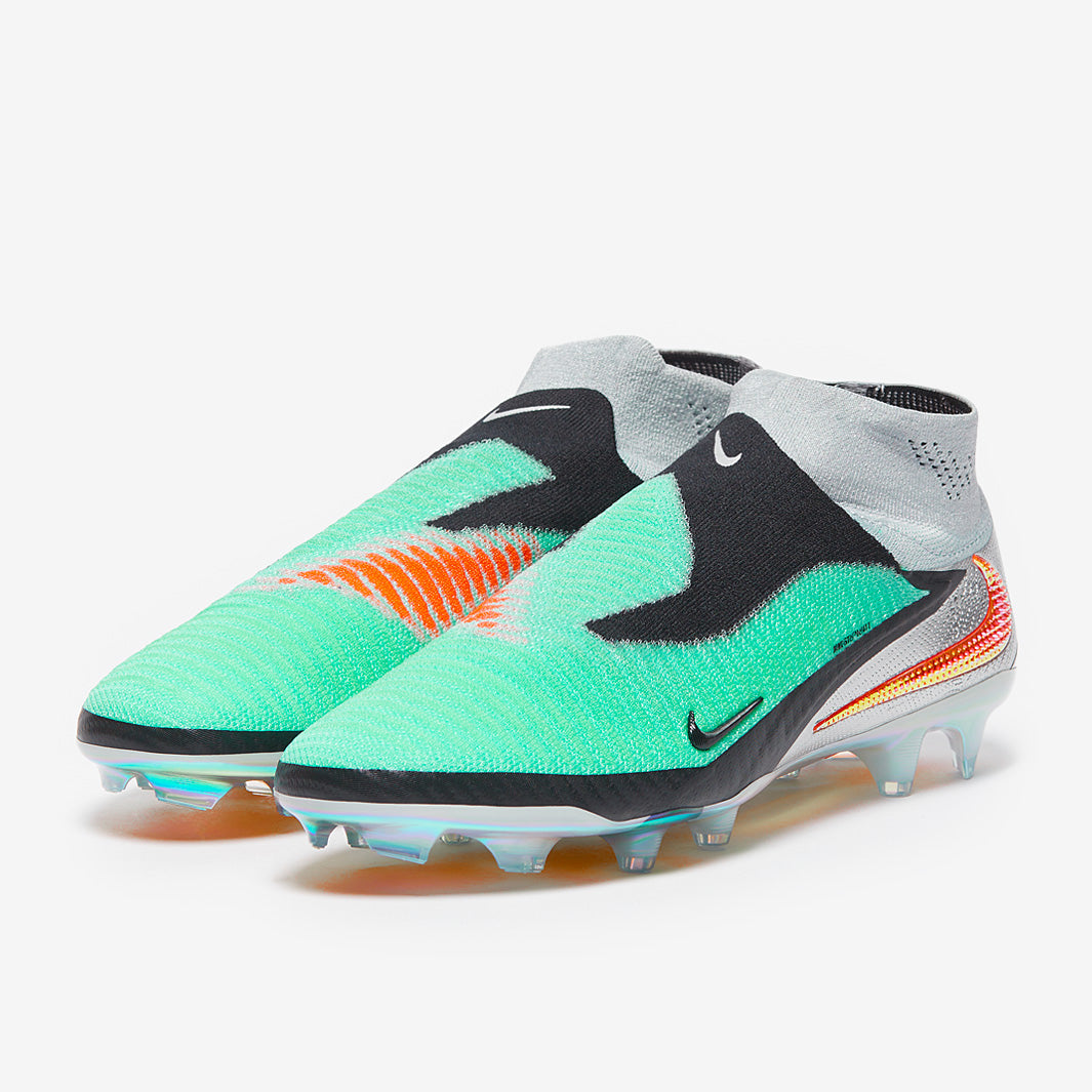 Nike Phantom 6 Elite LE High FG Football Boots Hyper Turq/Chrome/Black/Total Crimson