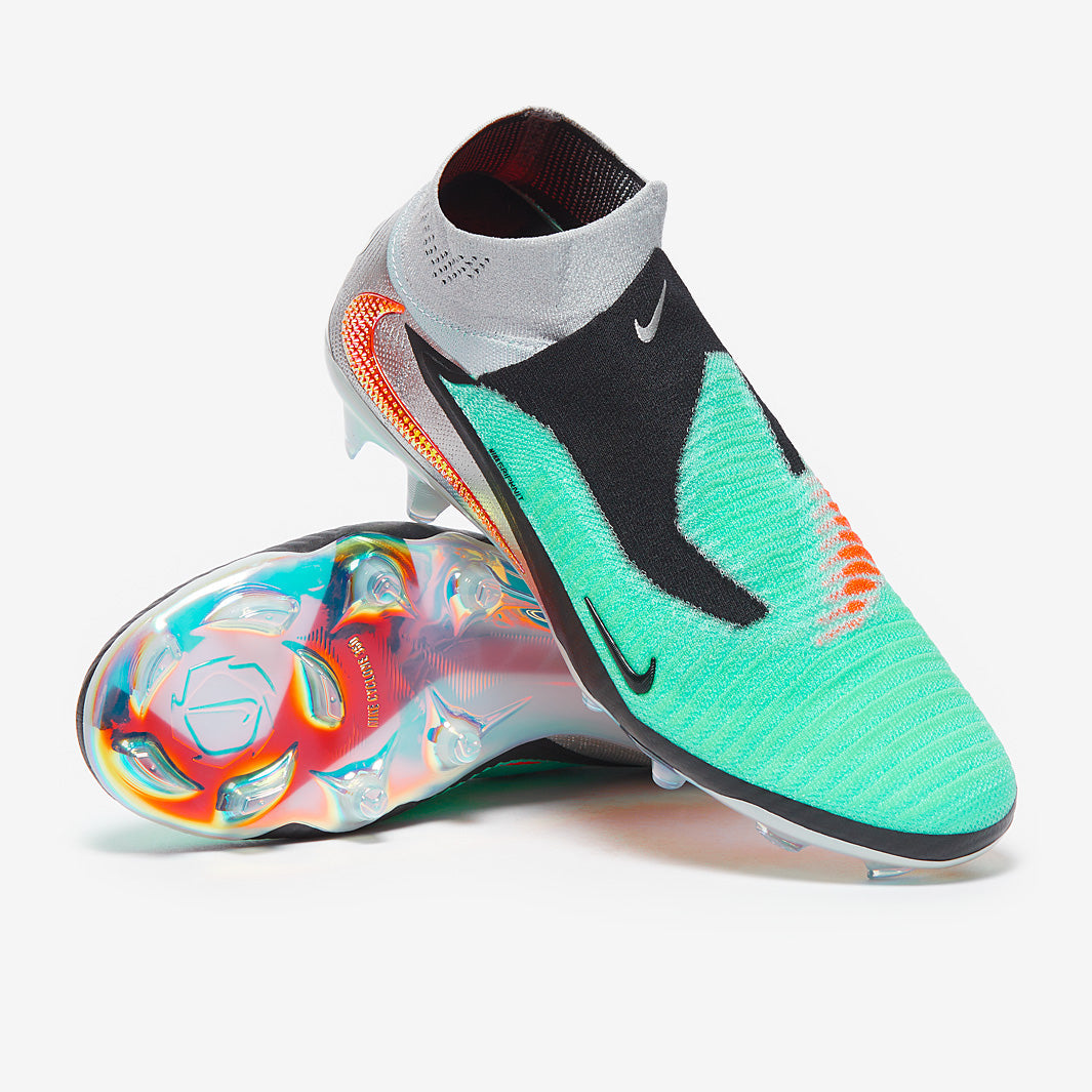 Nike Phantom 6 Elite LE High FG Football Boots Hyper Turq/Chrome/Black/Total Crimson