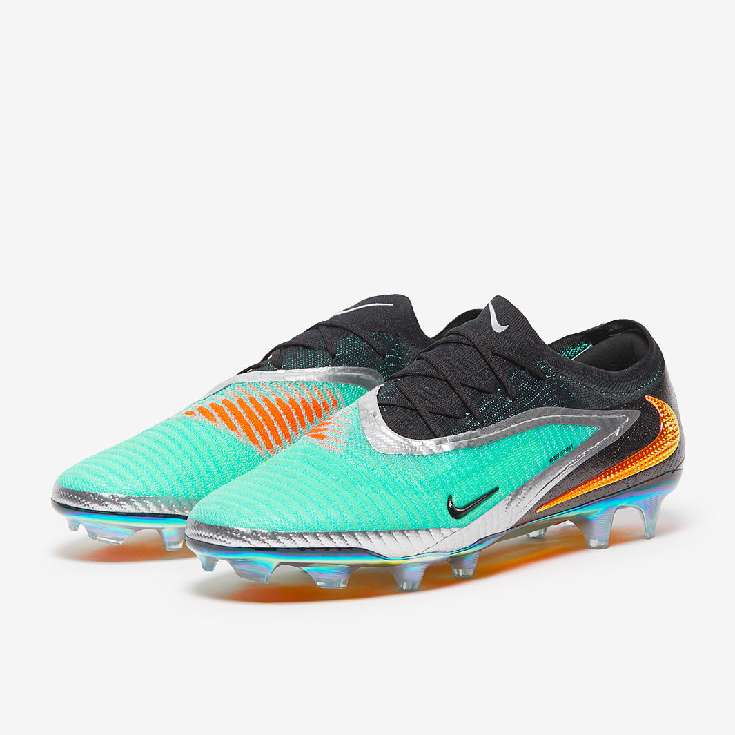 Nike Phantom 6 Elite LE Low FG Football Boots Hyper Turq/Chrome/Black/Total Crimson