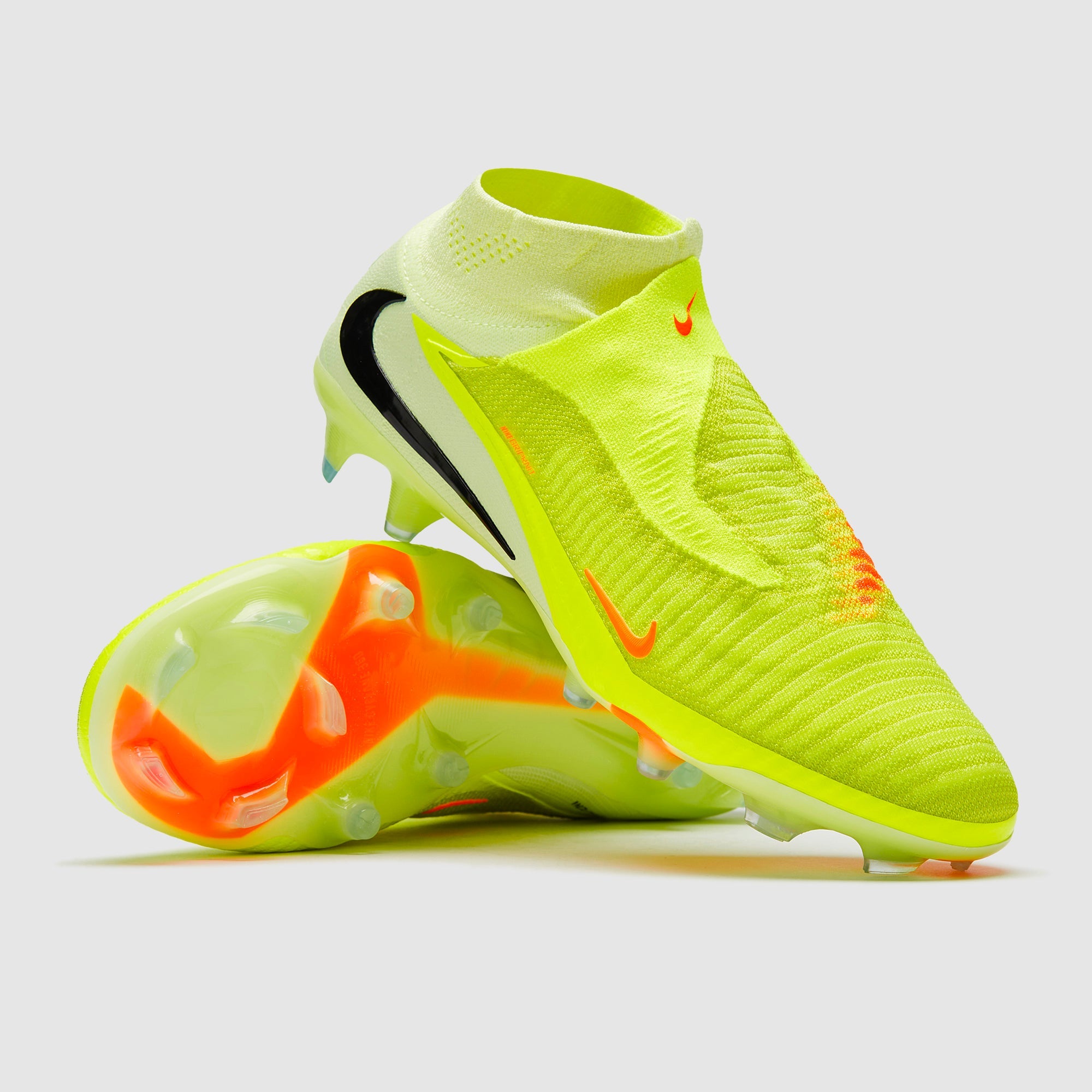 Nike Phantom 6 Elite High FG Football Boots Limelight/Hyper Crimson/Black