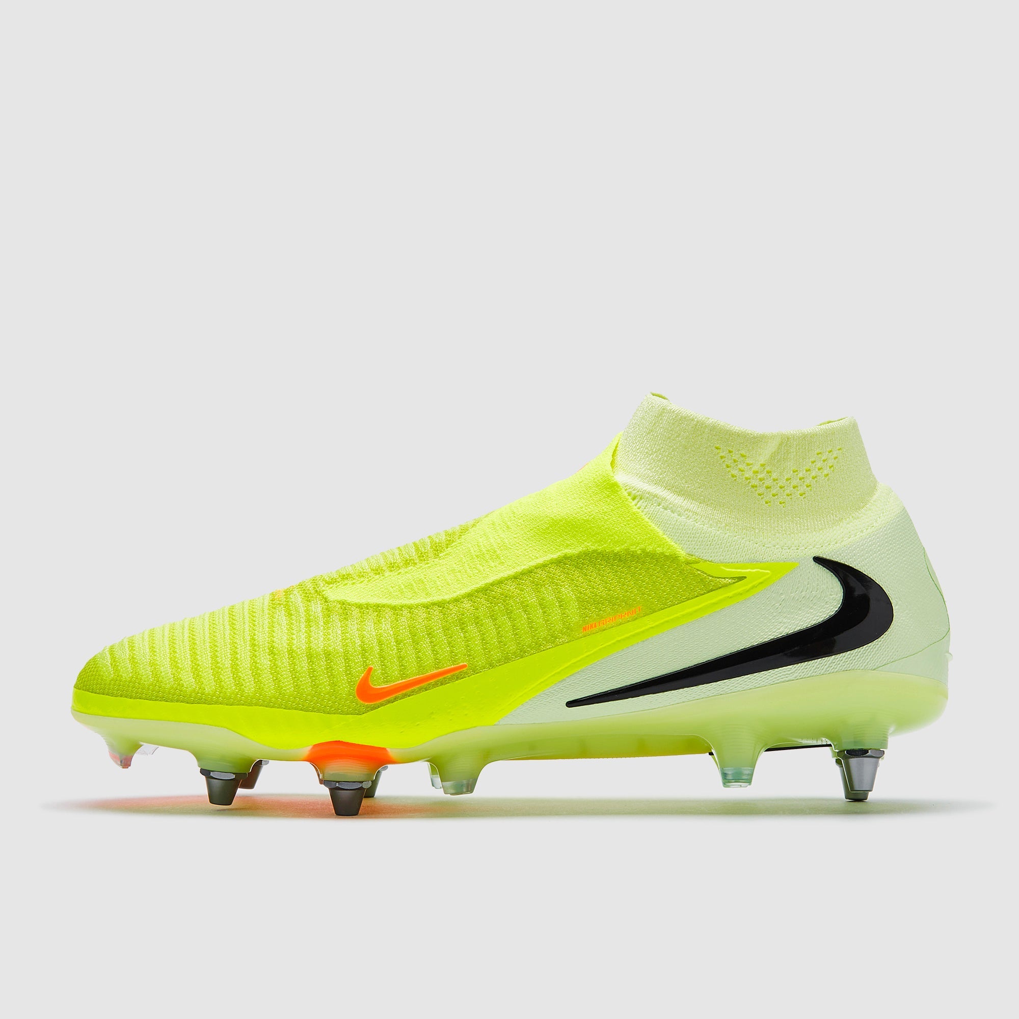 Nike Phantom 6 Elite High SG-Pro Player Edition Football Boots Limelight/Hyper Crimson/Black