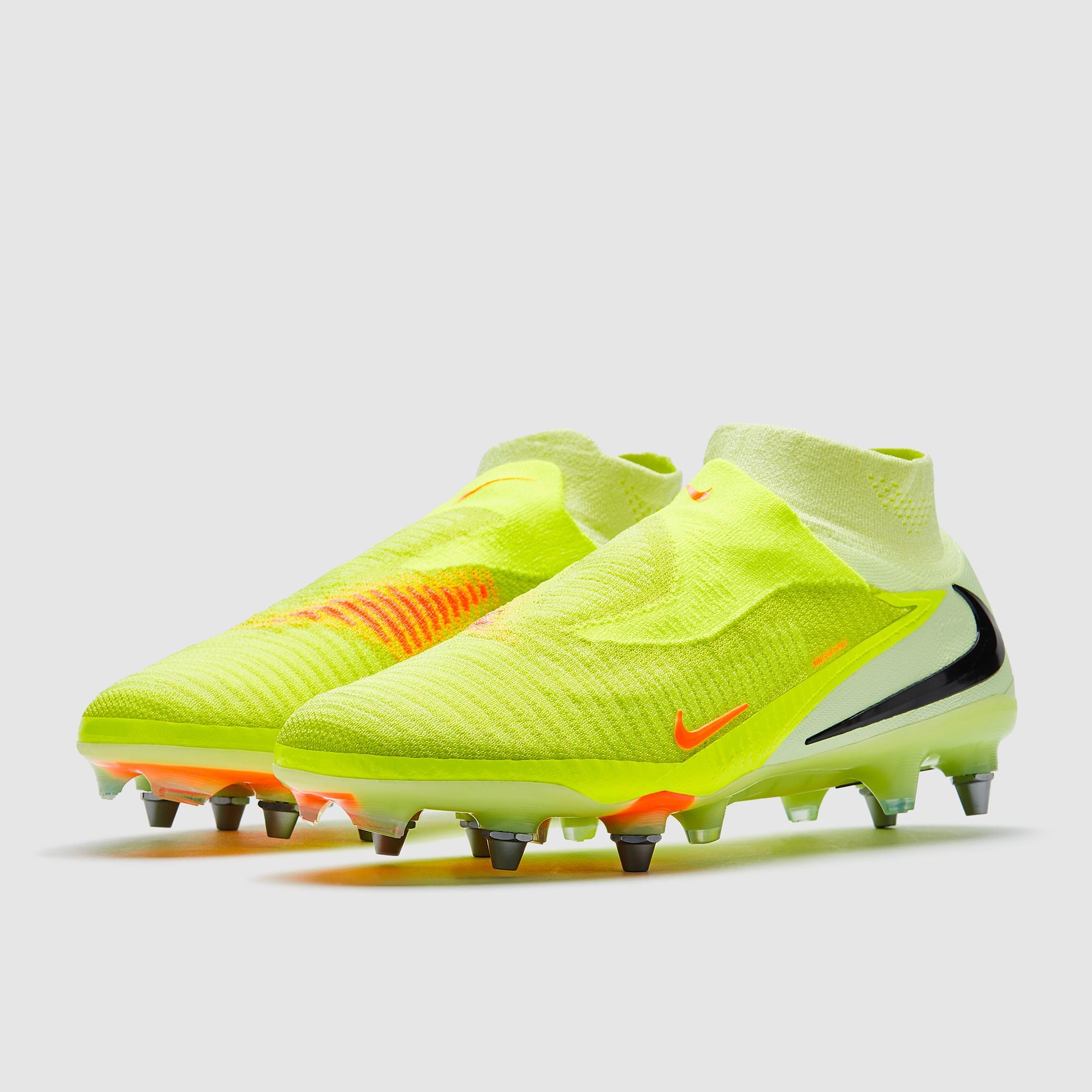 Nike Phantom 6 Elite High SG-Pro Player Edition Football Boots Limelight/Hyper Crimson/Black