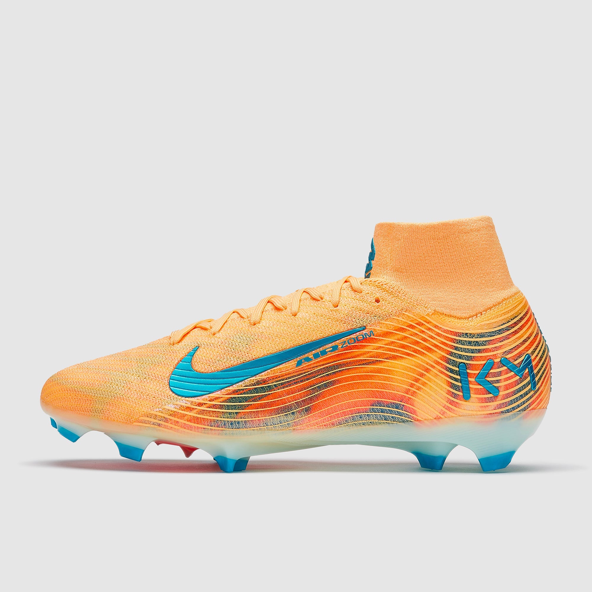 Nike Air Zoom Mercurial Superfly X Elite x Mbappe FG Football Boots Melon Tint/Neo Turq/Igloo