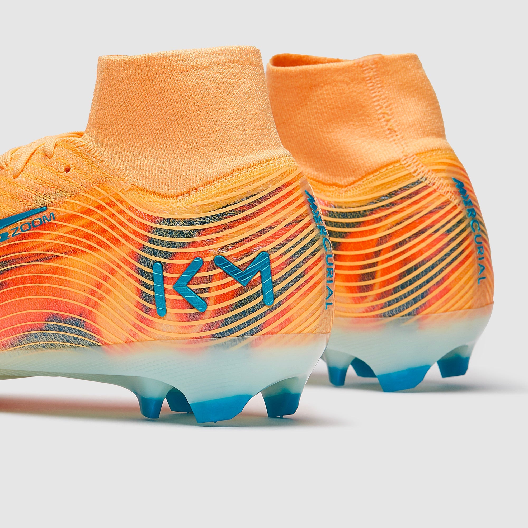 Nike Air Zoom Mercurial Superfly X Elite x Mbappe FG Football Boots Melon Tint/Neo Turq/Igloo