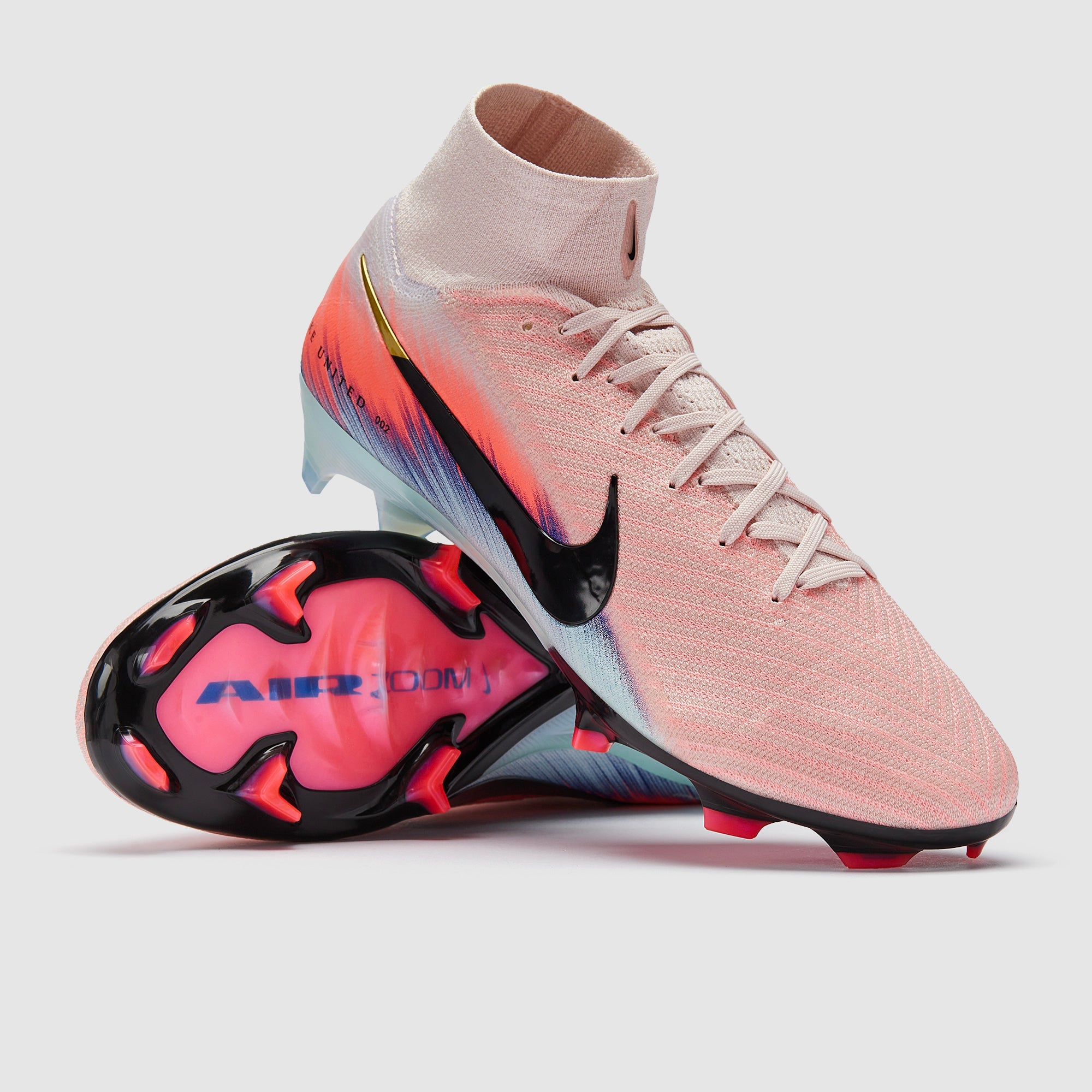Nike Air Zoom Mercurial Superfly X Elite FG Football Boots Silt Red/Racer Blue