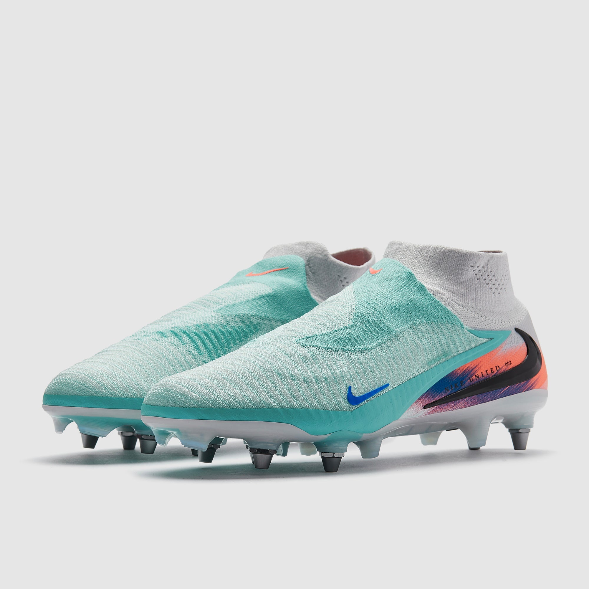 Nike Phantom 6 Elite High SG-Pro Player Edition Football Boots Pistachio Frost/Hyper Orange