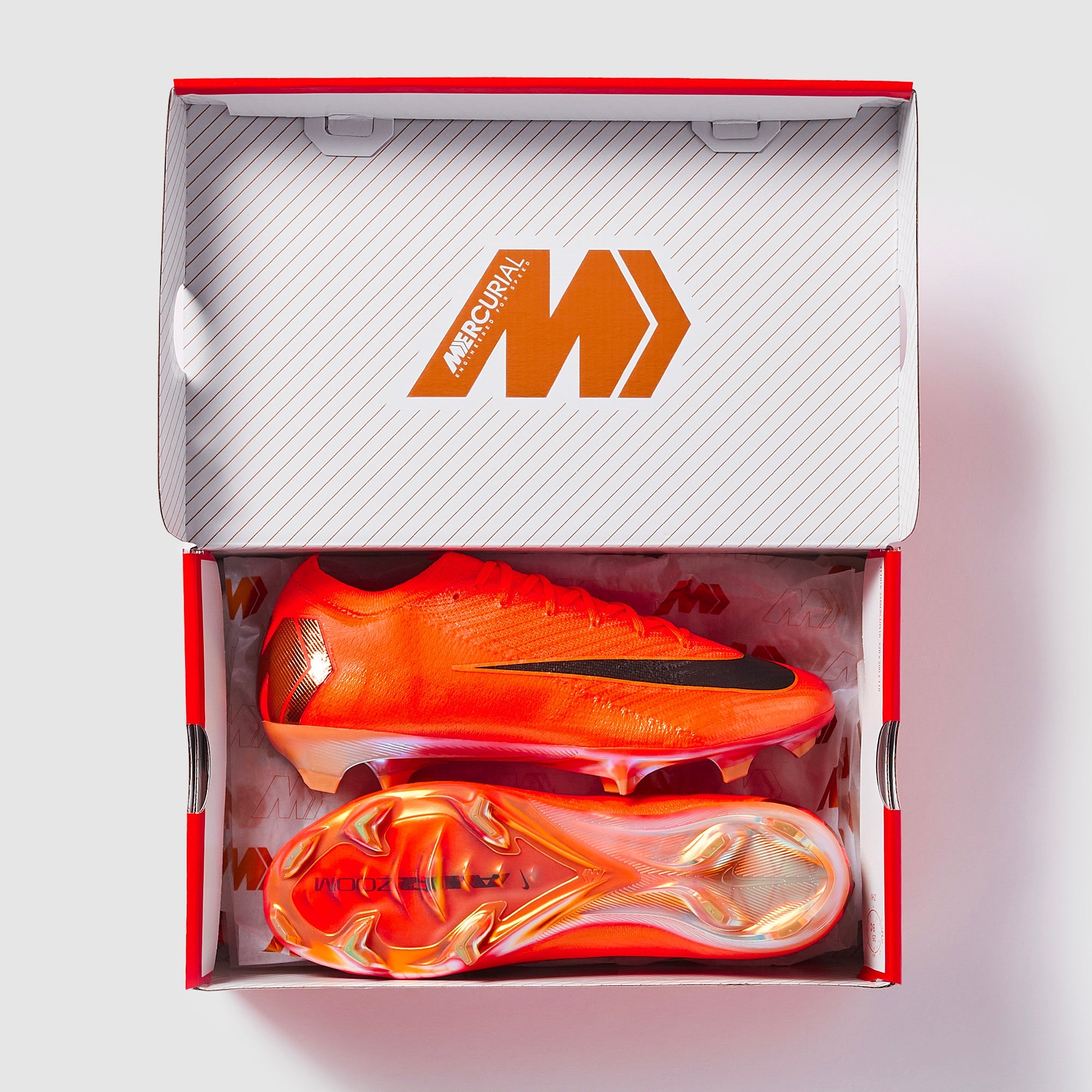 Nike Zoom Mercurial Vapor XVI Elite SE FG Football Boots Total Orange/Metallic Vivid Gold
