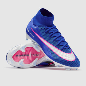 Nike Air Zoom Mercurial Superfly X Elite FG Football Boots Racer Blue/White