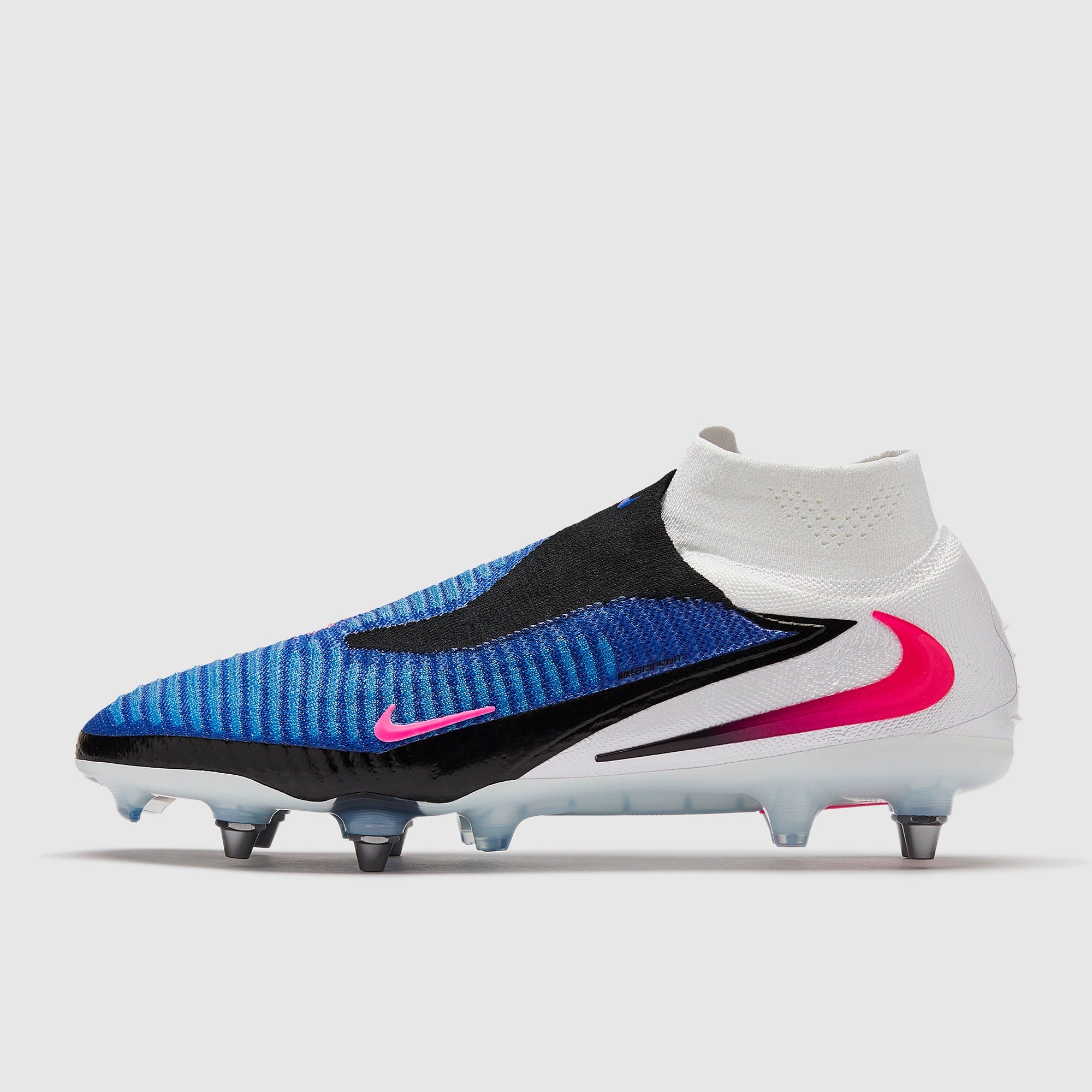 Nike Phantom 6 High Elite SG-Pro Player Edition Football Boots Racer Blue/Pink Blast/White