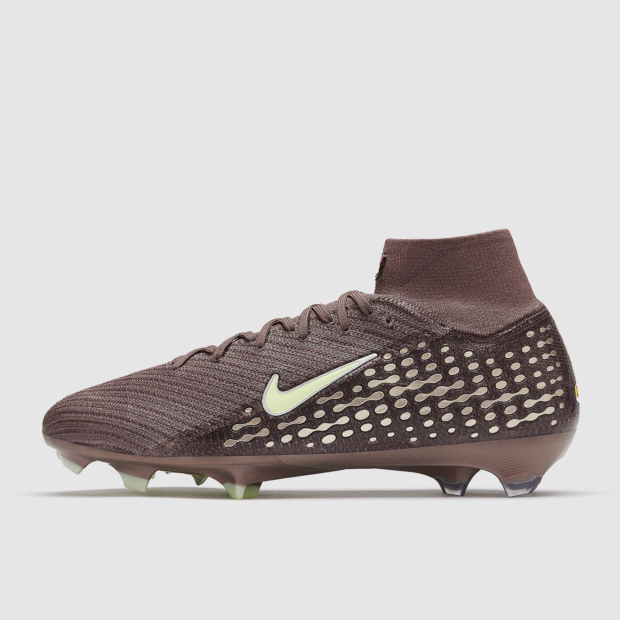 Nike Air Zoom Mercurial Superfly X Elite x Mbappe FG Chuteira Campo Plum Eclipse/Mtlc Silver