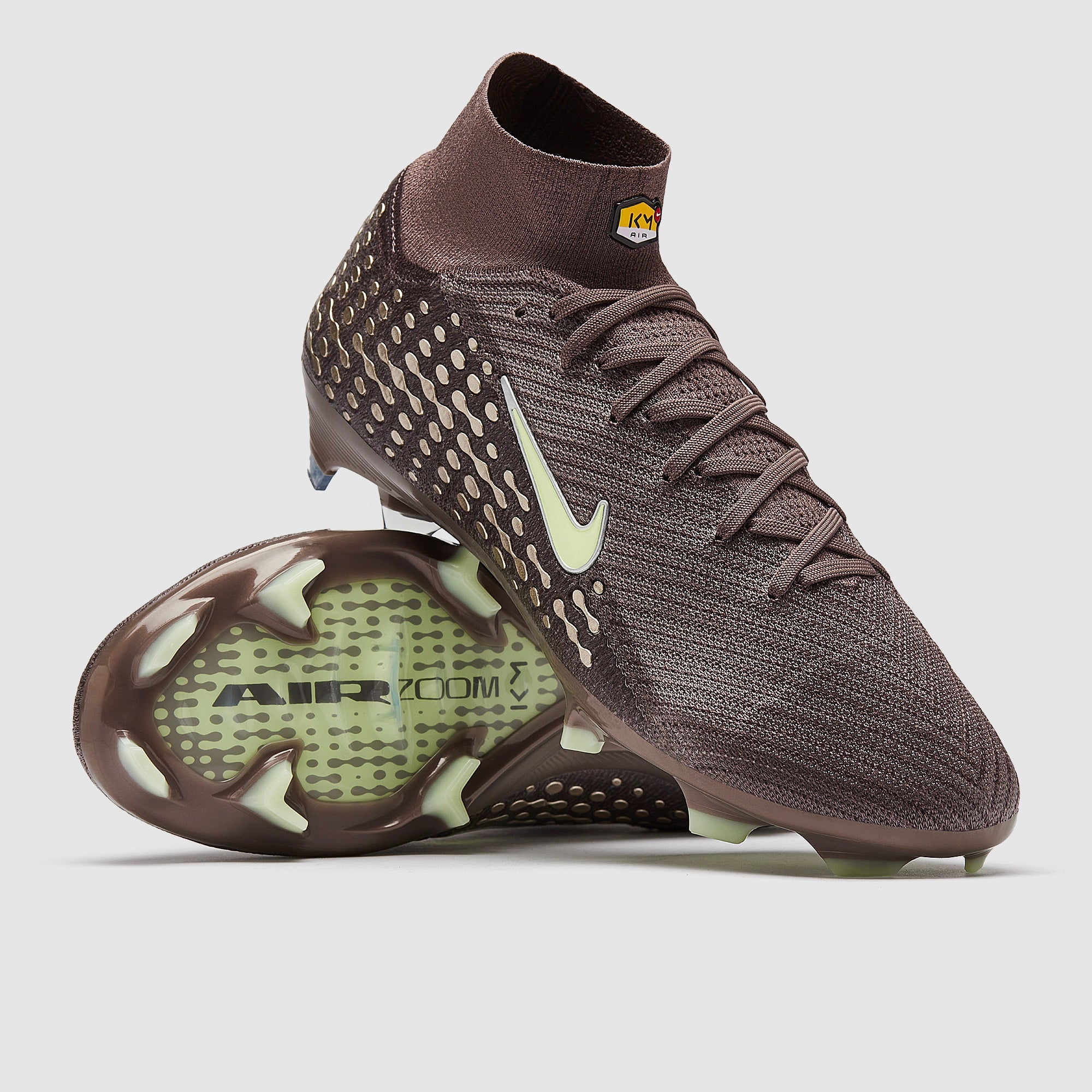 Nike Air Zoom Mercurial Superfly X Elite x Mbappe FG Chuteira Campo Plum Eclipse/Mtlc Silver