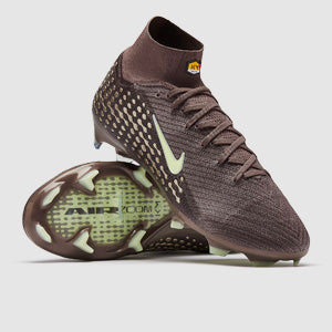 Nike Air Zoom Mercurial Superfly X Elite x Mbappe FG Chuteira Campo Plum Eclipse/Mtlc Silver